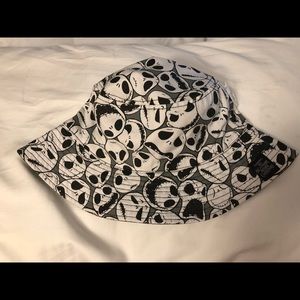 Disney Parks Nightmare Before Christmas Jack Skellington Bucket Hat Adult‎ NEW